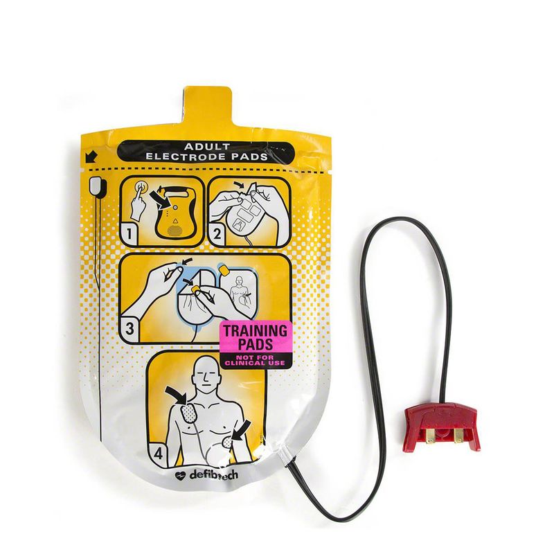 Lifeline AED elektroder til trening m/kabel 1 sett