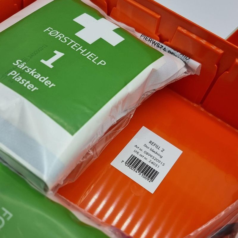 Førstehjelpskoffert Standard Komplett LHL