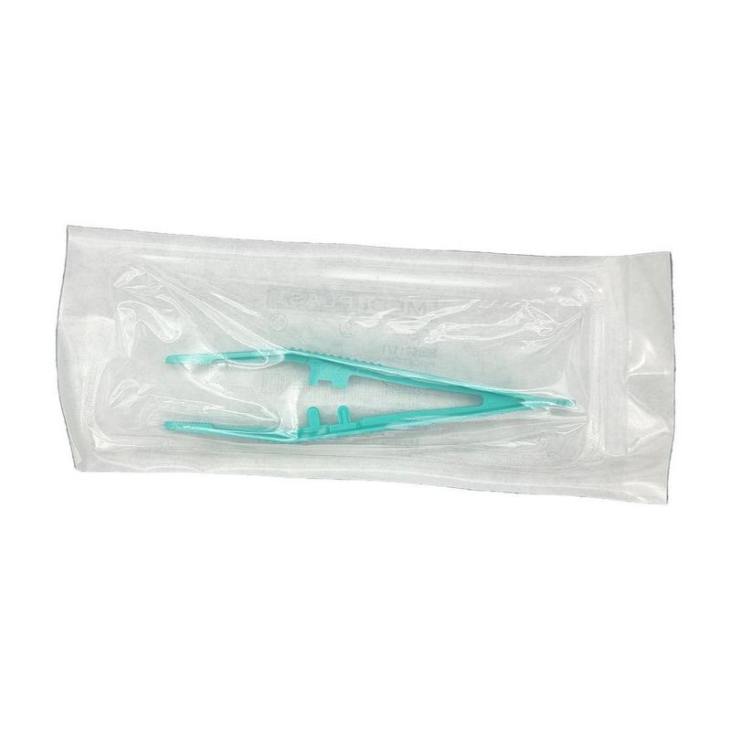 Pinsett steril grønn plast engangs 50 stk.