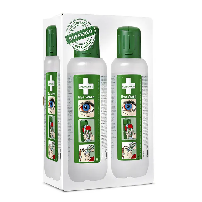 Hovedbilde Cederroth øyedusjflaske 500ml 2pk