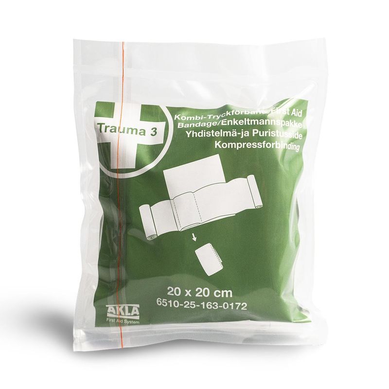 Enkeltmannspakke steril AKLA 20 år 20cm x 20cm