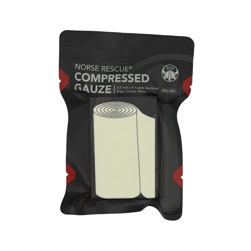 NORSE RESCUE Komprimert Stappebandasje, Rolled
