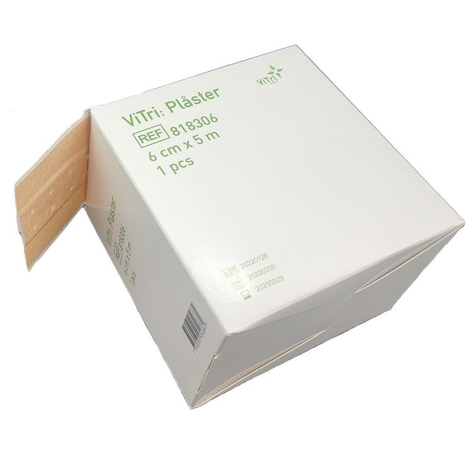 Hovedbilde Plaster tekstil, 5 meter rull