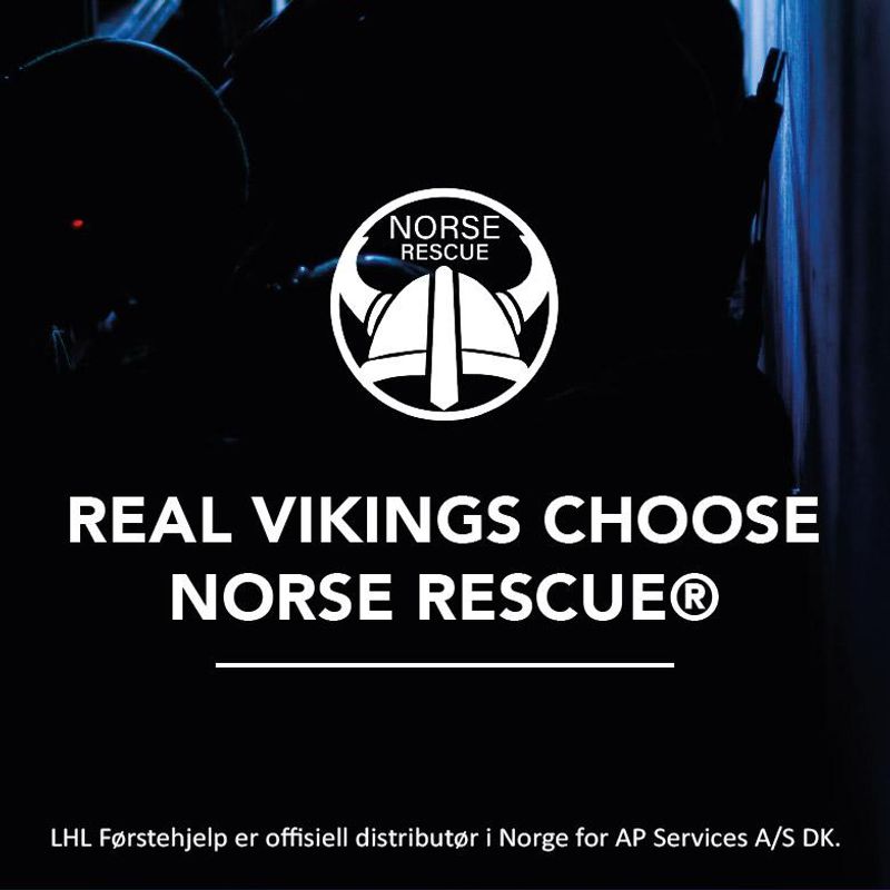 NORSE RESCUE O2 maske med slange
