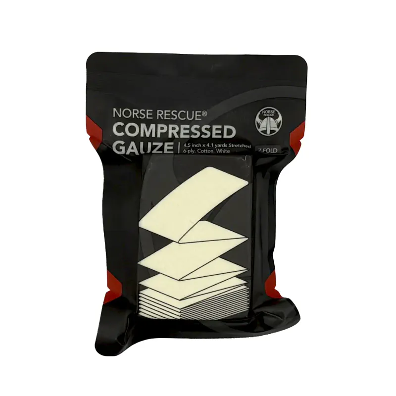 NORSE RESCUE Komprimert Stappebandasje, Z-Fold