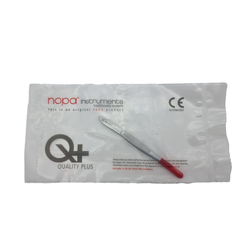 Pinsett med rett ende	11cm